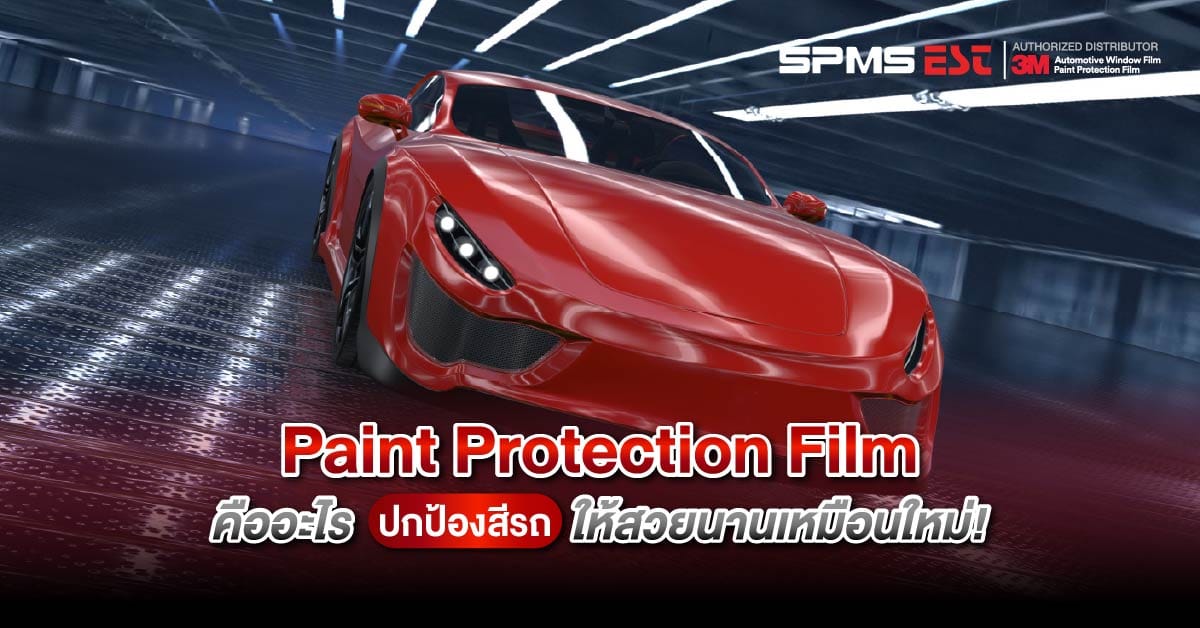 Paint Protection Film คืออะไร ปกป้องสีรถให้สวยนานเหมือนใหม่!